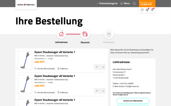 Individualisierungsoptionen für Ihr individuelles Incentive-Programm